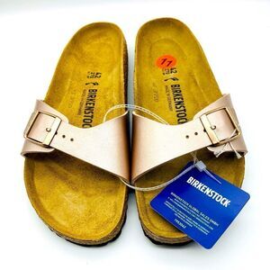 NWT Birkenstock Madrid Metallic Copper Women’s Sandals 11/42/270 Germany